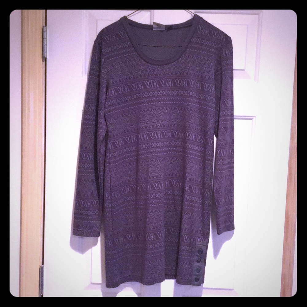 KAVU Greta tunic tribal print sweater dress